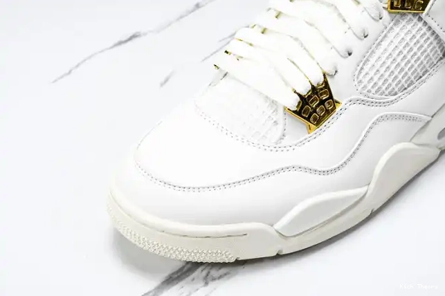 Kick Theory Jordan Gold 4 AQ9129-170 Metallic Retro 0511